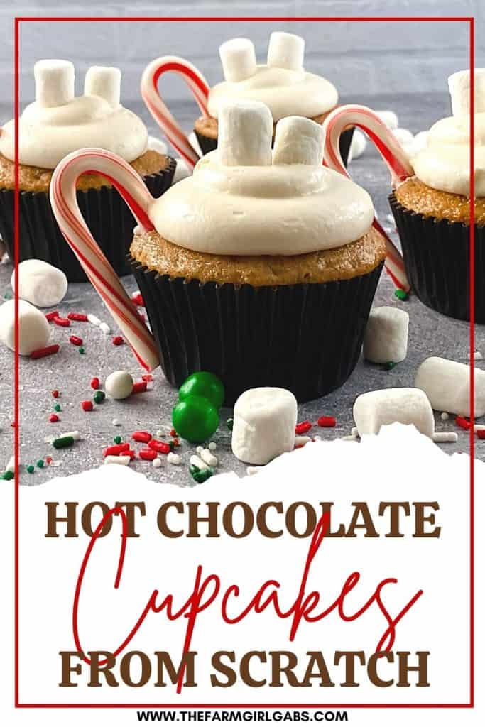 Combine the taste of your favorite warm beverage with a delicious baked cupcake treat when preparing these tasty Hot Chocolate Cupcakes. They’re the perfect dessert to serve during the holidays or winter months to your children and loved ones. This easy cupcake recipe is Santa-approved too.