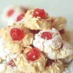 Get ready to prepare the tastiest Italian-style baked goods you’ve ever tried with this recipe for Italian Almond Cookies. Prepared with almond extract and other sweet ingredients, these cookies are full of flavor! These Italian Christmas Cookies are also great recipe to share at a Christmas Cookie Exchange. This easy cookie recipe is moist and full of almond flavor. Roll them in powdered sugar or slivered almonds and top with a candied cherry.
