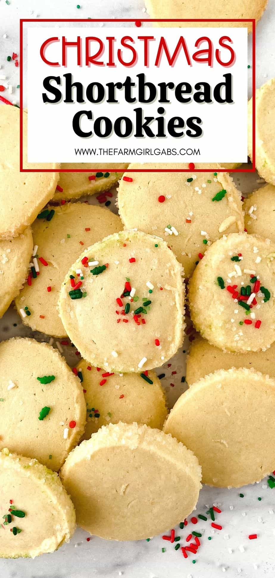 Holiday Shortbread Cookies - The Farm Girl Gabs®