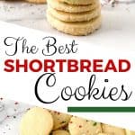 These irresistibly good Holiday Shortbread Cookies are very easy to make and will keep your family and friends coming back for more. Enjoy a classic treat during the holiday season with these easy and incredibly delicious Holiday Shortbread Cookies. These baked treats won’t take long to prepare, leaving you with crisp, buttery and tasty Christmas cookies to share with your loved ones or at a Cookie Exchange.