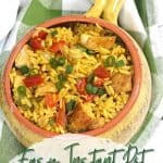 Arroz Con Pollo is a flavorful chicken and rice dish first created in Peru. You’ll prepare the chicken and rice together in the Instant Pot while adding chicken broth and assorted seasonings to it. The finished result is a tasty, homemade meal that will satisfy your craving for something delicious and unique to eat for dinner.