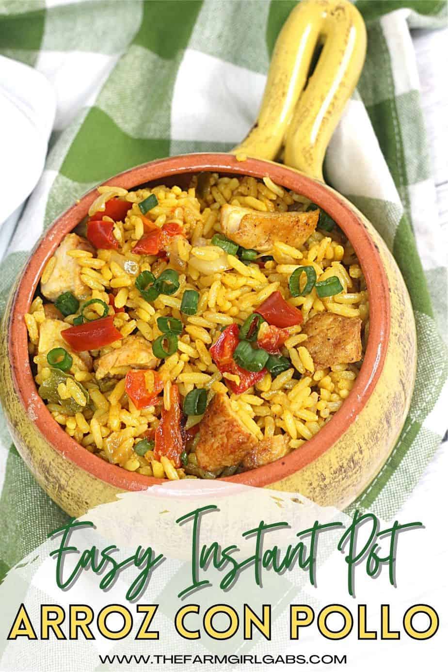 Arroz Con Pollo is a flavorful chicken and rice dish first created in Peru. You’ll prepare the chicken and rice together in the Instant Pot while adding chicken broth and assorted seasonings to it. The finished result is a tasty, homemade meal that will satisfy your craving for something delicious and unique to eat for dinner.