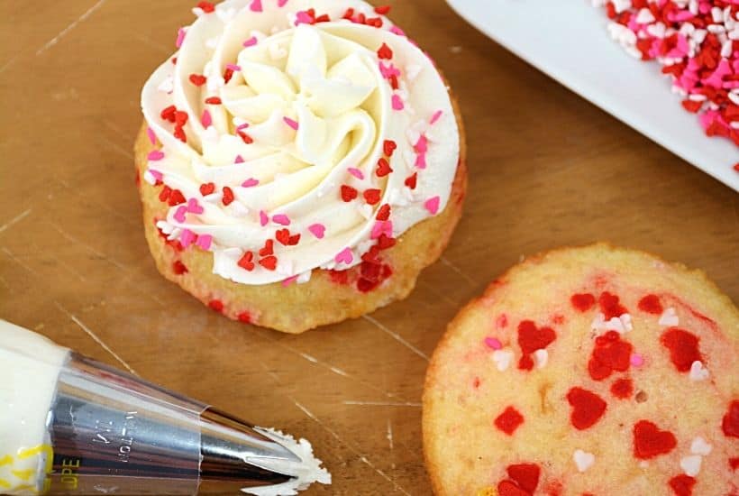 Valentine’s Day Whoopie Pies are perfect for kids and adults alike because they are basically a less messy cupcake. Plus, they are delicious and filled with festive frosting that will make your February extra fun! Read more to learn how to make this easy Whoopie Pie recipe.