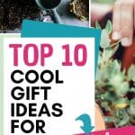 ed a gift idea for a plant lover? These cool Gift Ideas for Gardeners will make them smile. These unique gardening gifts are great ideas for the gardening on your gift list.