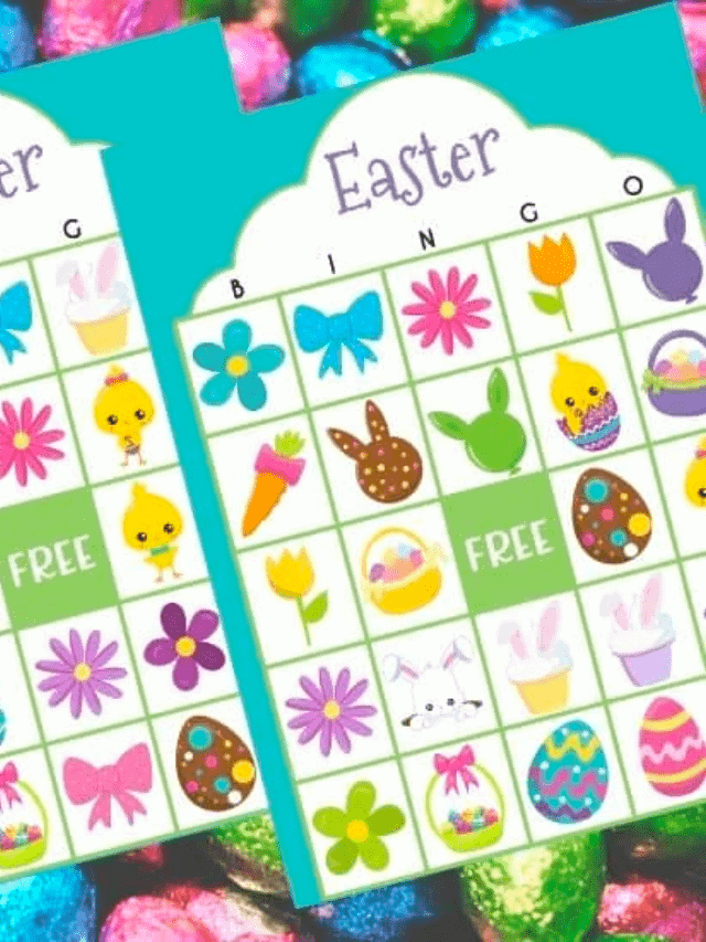 Free Easter Bingo Printable Game Cards Story The Farm Girl Gabs 