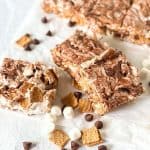 If you’ve always enjoyed making s’mores by the fireside, be sure to give this recipe a try. These tasty and sweet S’mores Treat Bars are easy to make and perfect for a grab-and-go treat.
