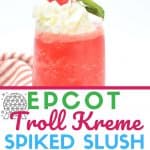 When you can't drink around the world at Epcot, you can make this Copycat Epcot Troll Kreme Spiked Slush at home instead. This easy drink recipe is a copycat version of the Norway Troll Kreme you can find in Epcot. If you haven't tried this on your recent Walt Disney World trip, you can make it at home instead.