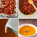 Satisfy your craving for something comforting and flavorful with this delicious Roasted Tomato Soup. Not only is it full of flavor, but it’s also easy to prepare and perfect for lunch, dinner, or even an appetizer. This easy homemade tomato soup recipe goes perfectly with a grilled cheese sandwich. This easy soup recipe is perfect for your lunch or dinner meal plan. It's the ultimate comfort food recipe.