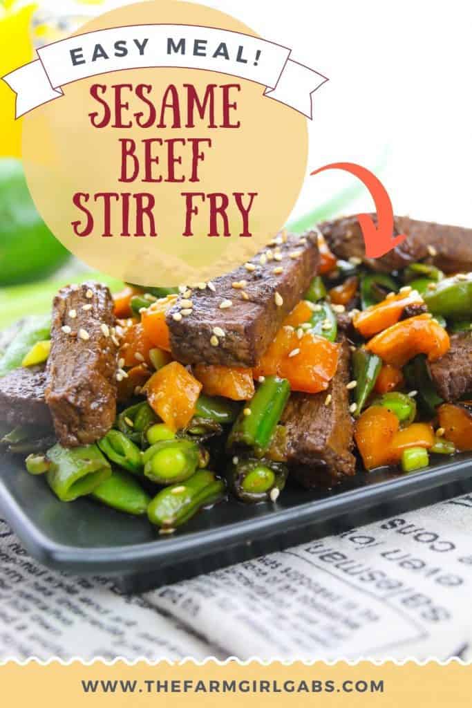 Skip take out and make your own Chinese recipe at home. Sesame Beef Stir Fry. is easy to prepare and has the perfect taste, sure to keep you coming back for more. Try this easy dinner recipe for a quick weeknight meal. This easy stir fry recipe is loaded with beef, vegetables and tossed in a delicious sauce.