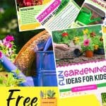 Gardening is a fun family activity. These DIY garden ideas for kids are a fun way to let kids dig in and start growing a garden. The Eight themed garden ideas for kids is a fun activity. Check out these helpful gardening tips to grow a beautiful garden. Grab this free gardening guide for kids too.