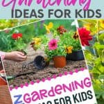 Gardening is a fun family activity. These DIY garden ideas for kids are a fun way to let kids dig in and start growing a garden. The Eight themed garden ideas for kids is a fun activity. Check out these helpful gardening tips to grow a beautiful garden. Grab this free gardening guide for kids too.