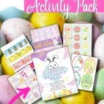 Easter fun for kids of all ages. Have a hopping Easter celebration with this free Easter Printable Pack. These Free Easter printables will keep the kids entertained for hours. You can download this free Easter Activity pack for the kids. These printable Easter activities are fun way for the entire family to have fun during the Easter holiday. This printable activity packet is great to stick in an Easter basket too. It's packed with fun games and ideas to keep everyone busy.