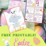 Easter fun for kids of all ages. Have a hopping Easter celebration with this free Easter Printable Pack. These Free Easter printables will keep the kids entertained for hours. You can download this free Easter Activity pack for the kids. These printable Easter activities are fun way for the entire family to have fun during the Easter holiday. This printable activity packet is great to stick in an Easter basket too. It's packed with fun games and ideas to keep everyone busy.