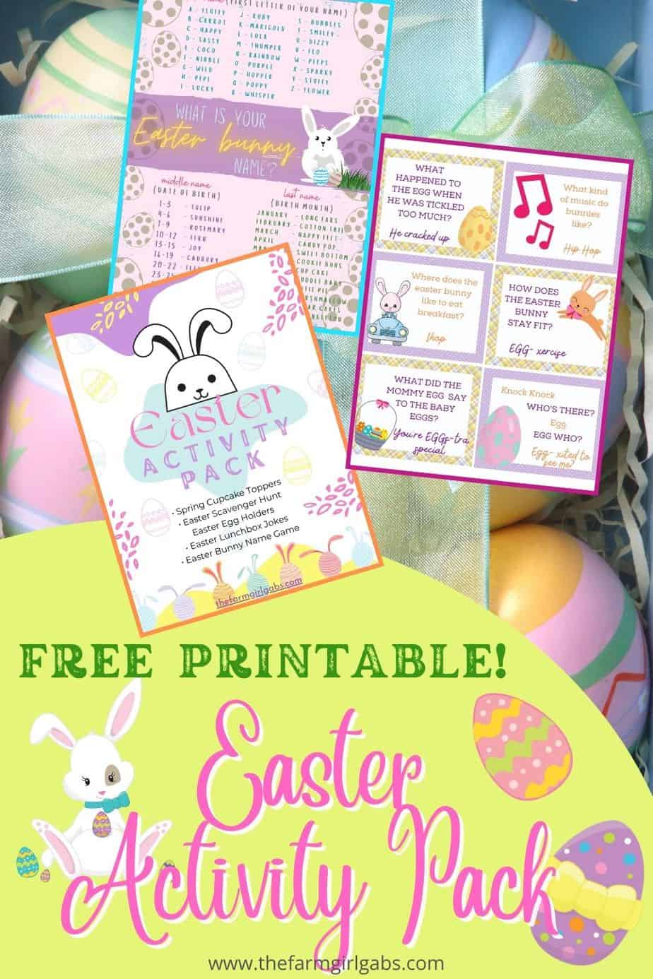 Easter Printable Pack For Kids - The Farm Girl Gabs®