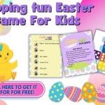 Add some fun to your Easter Celebration. Download this free printable Easter Dice Game and see who will be a winner.