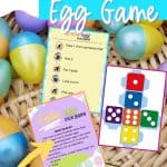 Add some fun to your Easter Celebration. Download this free printable Easter Dice Game and see who will be a winner.