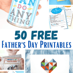 Father's Day is just around the corner. Grab one of these 50 FREE Father's Day Printables so the kids can show dad some love on this special day. This collection of free printables for father's day includes cards, coloring pages, coupons, gift ideas, and more!