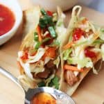 Applebee’s Copycat Wonton Chicken Tacos