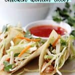 Applebee’s Copycat Wonton Chicken Tacos