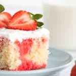 Enjoy a slice of a sweet, light, and refreshing dessert with this Strawberry Poke Cake recipe. It’s the perfect cake to make for any occasion, whether you’re hosting family and friends or craving something sweet.