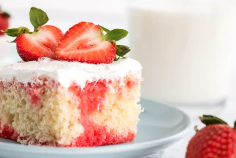 Strawberry Poke Cake - The Farm Girl Gabs®