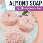Give the gift of homemade Coconut Almond Soap Bars with this simple recipe. There’s nothing quite as enjoyable as using fresh, natural soap that smells good and soothes the body. Learn how to make homemade soap. It's easy and fun!