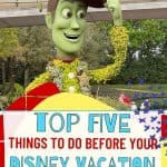 How exciting! Your (probably) long-awaited summer Disney World trip is finally on the horizon! Pack your bags and read these tips for how to prepare. As your travel date draws nearer, you probably want to do everything you can to prepare for this big trip. So here are five critical things you must do before you visit Walt Disney World this summer.