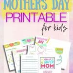 Mother's Day only happens once a year and that's the day that you get to tell your mom how much she means to you. This year, I want to share this Mother's Day Brag Book with you! It's a free printable that you can download, fill out, and give to mom for Mother's Day.