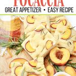 Prepare a light and refreshing treat with this delicious Peach & Rosemary Focaccia Bread. It has the perfect naturally sweet touch with peaches, making it the perfect quick snack to enjoy! Focaccia bread, the Italian-style bread. With this recipe for Peach & Rosemary Focaccia Bread, you’re combining two incredible flavors into one to make bread that has a light, sweet taste and amazing texture that keeps you coming back for more.