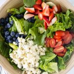 Prepare a fresh and festive salad for the 4th of July with this easy recipe for Red, White & Blueberry Salad. This patriotic recipe is full of flavor and naturally good for you, making it the perfect summer salad recipe