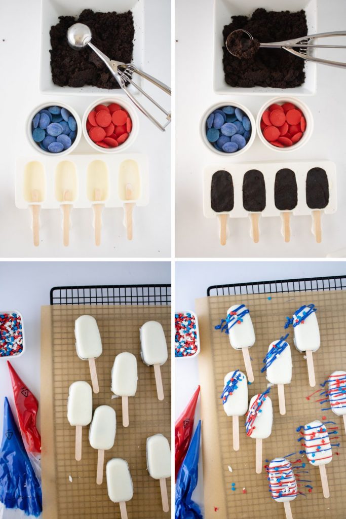 Feeling festive and looking for the perfect treat to prepare for the holidays? Try these tasty and fun Red, White & Blue Cakesicles that are sure to be a huge hit at any gathering you host with your family and friends. Follow this easy step-by-step guide to teach you how to make your own cakesicles. Try this patriotic dessert for your upcoming party.