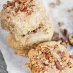 Make these perfectly flaky and flavorful Apple Cider County Scones using this simple recipe. These apple scones will melt in your mouth and are perfect for pairing with a warm or cold beverage in the morning! These scones are a great fall baking recipe when apples are in season. But, they can be made year-round too.