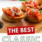 Bruschetta is a classic Italian appetizer that is easy to make at home. Toasted bread is topped with tomatoes, Parmesan cheese, garlic, and fresh basil. If you're looking for something different to serve your guests, consider this Italian classic: Bruschetta. This dish is simple to make and can be tailored to your guests' tastes. This appetizer is nice because it can serve many people and is super inexpensive to make!