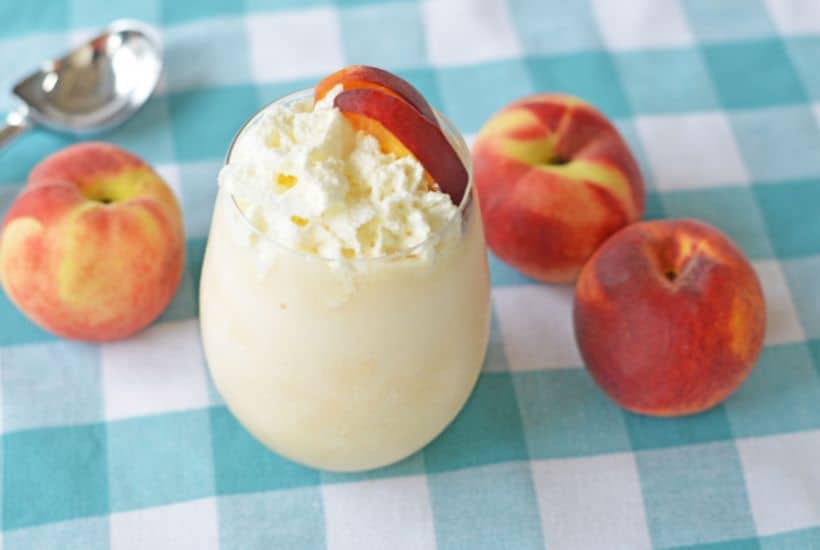 Grab some fresh peaches from your local farmers' market and make this delicious homemade peach milkshake. This easy milkshake only has 3 simple ingredients. It's the perfect summer treat. A Peach Milkshake is a delicious drink that combines the flavors of peach and milk. It is perfect for a hot summer day, or any time you want something sweet and refreshing.