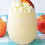 Grab some fresh peaches from your local farmers' market and make this delicious homemade peach milkshake. This easy milkshake only has 3 simple ingredients. It's the perfect summer treat. A Peach Milkshake is a delicious drink that combines the flavors of peach and milk. It is perfect for a hot summer day, or any time you want something sweet and refreshing.