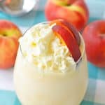 Grab some fresh peaches from your local farmers' market and make this delicious homemade peach milkshake. This easy milkshake only has 3 simple ingredients. It's the perfect summer treat. A Peach Milkshake is a delicious drink that combines the flavors of peach and milk. It is perfect for a hot summer day, or any time you want something sweet and refreshing.