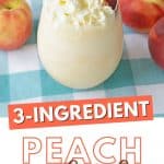 Grab some fresh peaches from your local farmers' market and make this delicious homemade peach milkshake. This easy milkshake only has 3 simple ingredients. It's the perfect summer treat. A Peach Milkshake is a delicious drink that combines the flavors of peach and milk. It is perfect for a hot summer day, or any time you want something sweet and refreshing.