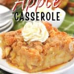 Have trouble dragging your kids out of bed in the morning? That won’t be a problem when you make this Apple French Toast Casserole recipe! This is an easy breakfast recipe for apple season.