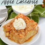 Have trouble dragging your kids out of bed in the morning? That won’t be a problem when you make this Apple French Toast Casserole recipe! This is an easy breakfast recipe for apple season.