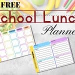 Tired of making the same things for the kids to take to school and want to have fresh ideas? Use this School Lunch Planner to keep track of meals and snacks packed for your little ones each day!