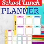Tired of making the same things for the kids to take to school and want to have fresh ideas? Use this School Lunch Planner to keep track of meals and snacks packed for your little ones each day!