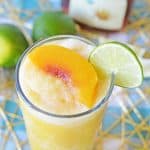 Cool off this summer with this delicious frozen peach margarita. This classic cocktail is full of peach flavor and is a perfect way to celebrate peach season and summer. This drink is perfect for any occasion, whether you’re celebrating Cinco de Mayo or just looking for something to help cool you down on a hot day. Best of all, it’s easy to make at home with just a few simple ingredients.