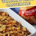 Looking for a simple easy weeknight dinner that the entire family can enjoy? You'll want to grab a bag of Fritos and try this easy and delicious Walking Taco Casserole!