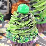 Get a load of these spooky Green Slime Cupcakes, a delicious treat that kids and adults can enjoy. The cupcakes are perfect for serving during Halloween parties and events!