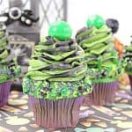 Get a load of these spooky Green Slime Cupcakes, a delicious treat that kids and adults can enjoy. The cupcakes are perfect for serving during Halloween parties and events!