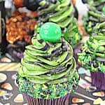 Get a load of these spooky Green Slime Cupcakes, a delicious treat that kids and adults can enjoy. The cupcakes are perfect for serving during Halloween parties and events!