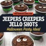 Prepare the perfect adult-friendly Halloween treat with these Jeepers Creepers Jello Shots. They’re easy to make and so delicious that you can expect your family and friends to come back for seconds!