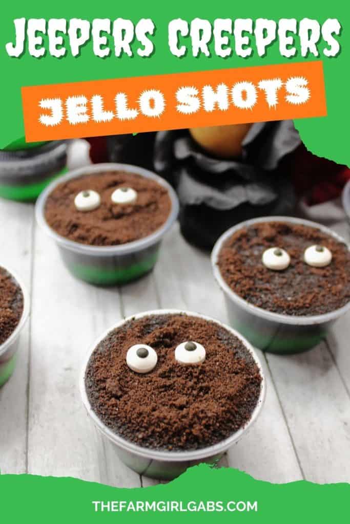 Prepare the perfect adult-friendly Halloween treat with these Jeepers Creepers Jello Shots. They’re easy to make and so delicious that you can expect your family and friends to come back for seconds!