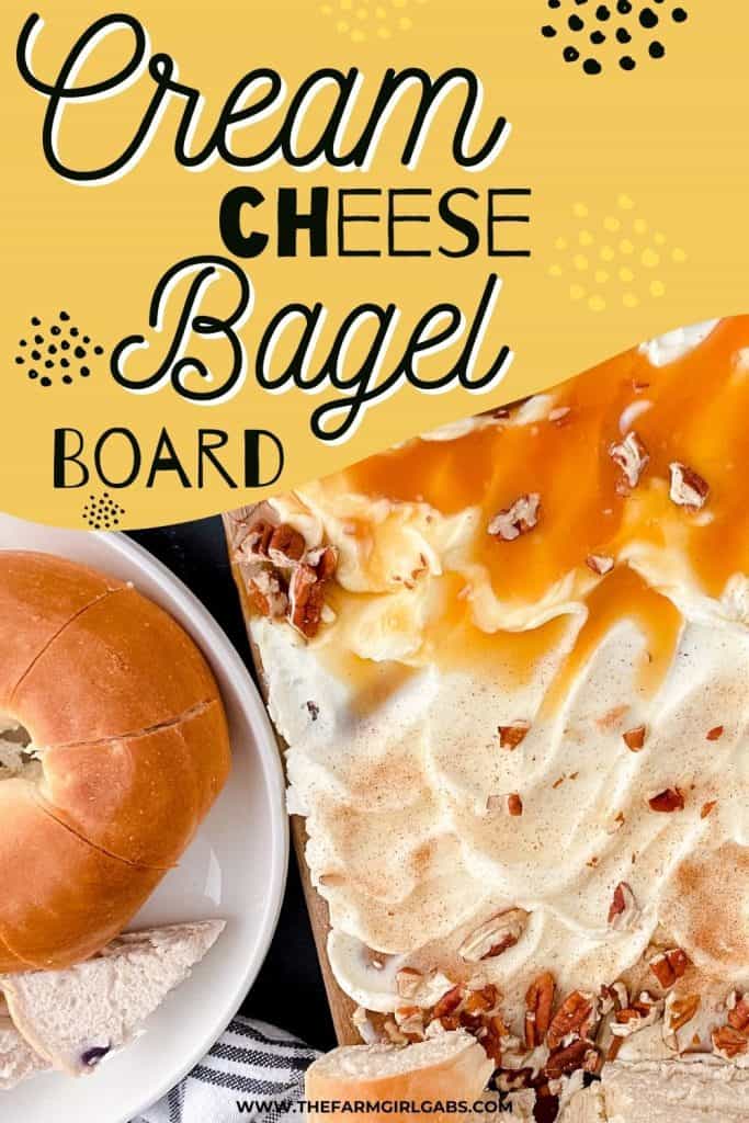 You’ve likely heard of butter boards, but what about a Cream Cheese Bagel Board? If you’re a bagel lover who looks forward to spreading them with cream cheese, you will love this easy-to-assemble board. This fun version of a charcuterie board is a great breakfast or brunch recipe idea.