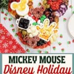 Oh Boy! The holidays are here and it's the perfect time to celebrate. Are you a Disney lover looking forward to celebrating with all of your pals? If so, make sure you make this festive Holiday Disney Charcuterie Board to enjoy this magical season!
